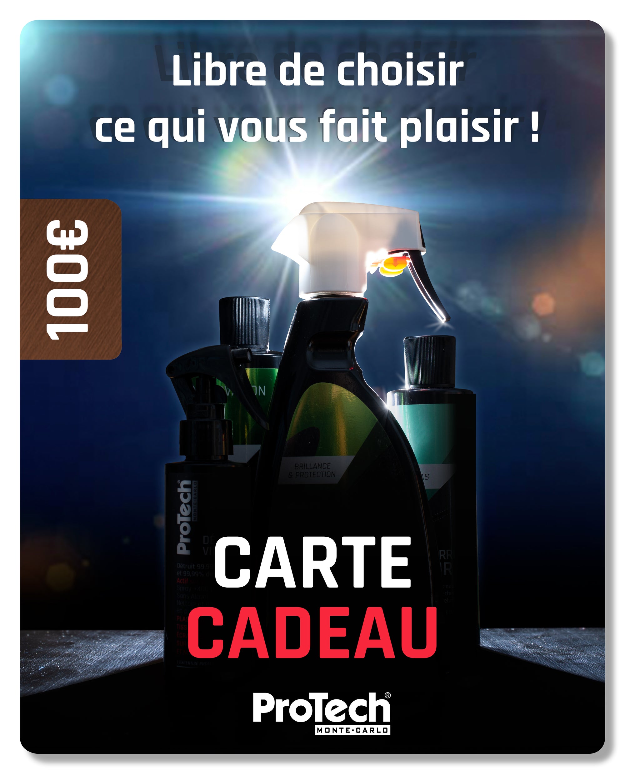 Carte Cadeau ProTech Monte-Carlo 100 euros